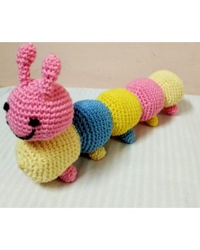  Amigurumi Soft Toy- Handmade Crochet- Caterpillar
